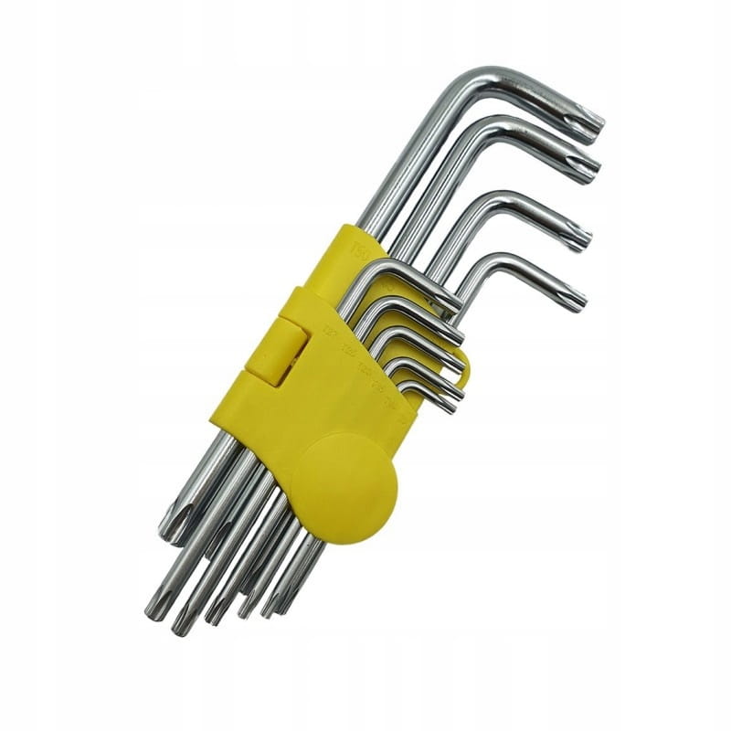 KLUCZE IMBUSOWE HEX DŁUGIE TORX T10-T50 9el