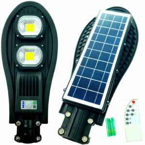 LAMPA ULICZNA LATARNIA SOLARNA LED COB+PILOT 100W