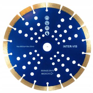 TARCZA INTERVIS DIAMENTOWA 230x22,2x15 mm SEGMENT